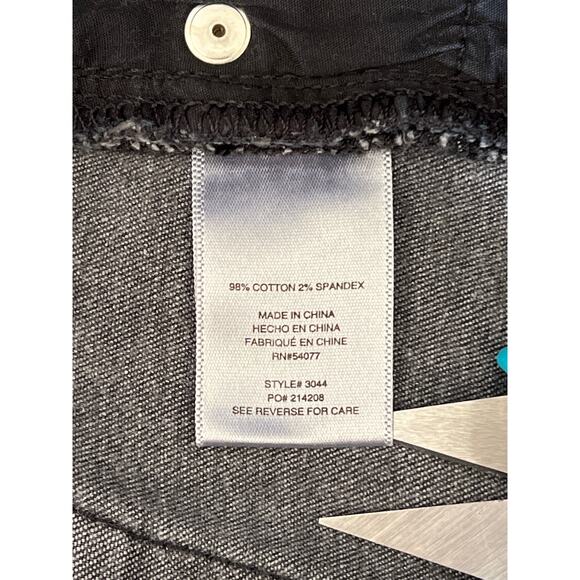Cabi Jeans Womens Size 4 Grey Black Super Skinny Low Rise Stretch Denim 3044 - Picture 7 of 11